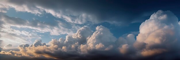 Aweinspiring blue sky and clouds that take your breath away