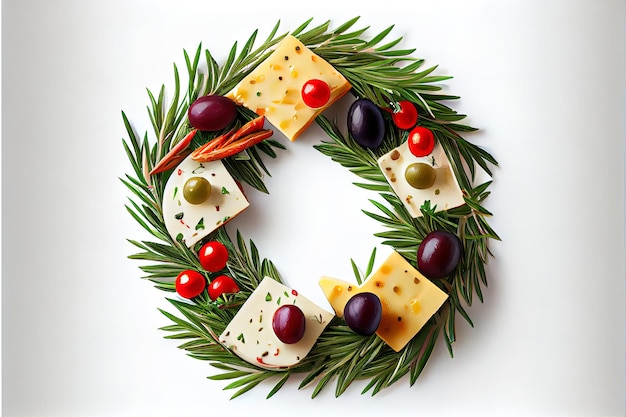 Awesome Rosemary wreath christmas appetizer