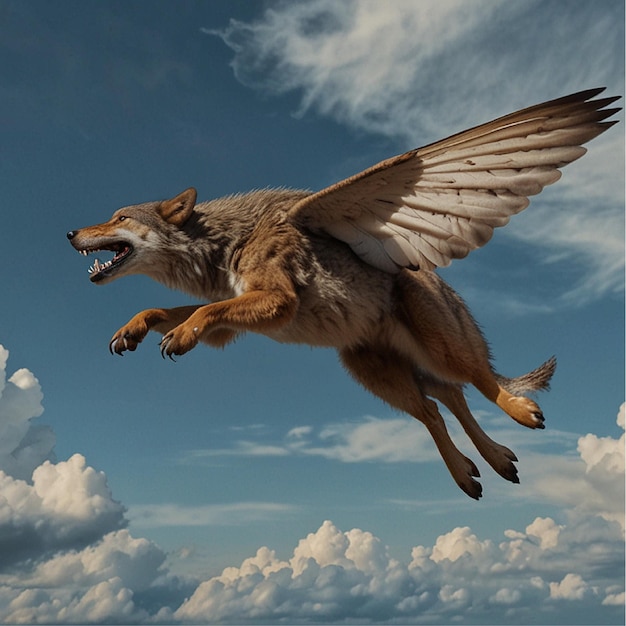 Photo awolf_fly_in_sky