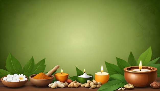 Photo ayurvedic spices