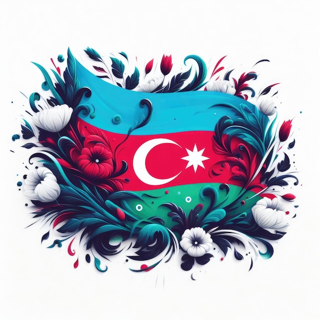 Azerbaijan attribute illustration