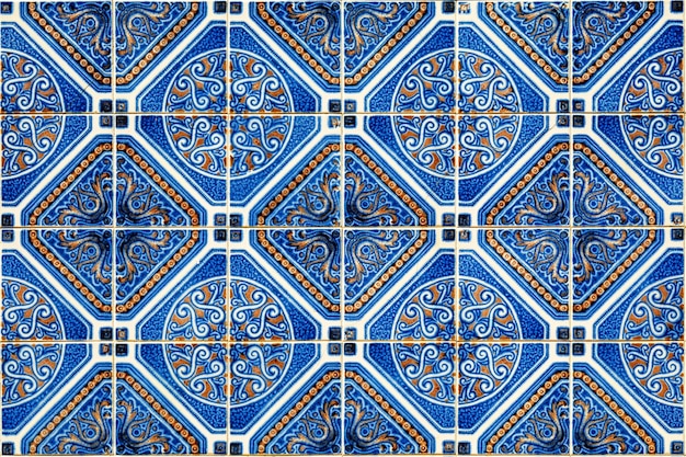 Azulejo is a form of Portuguese or Spanish painted tinglazed ceramic tile work