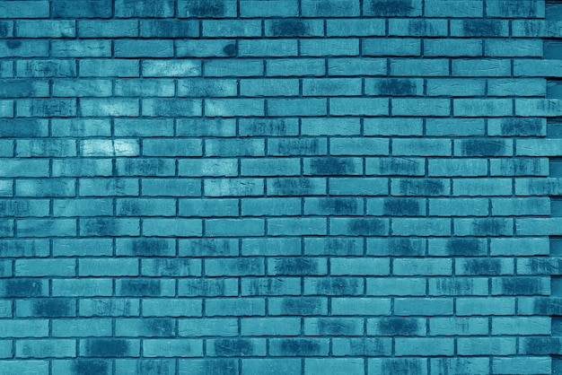 Azure brick wall texture wallpaper