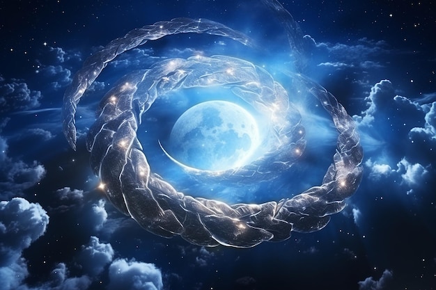 Azure Echoes Serpents Secrets in the Sky