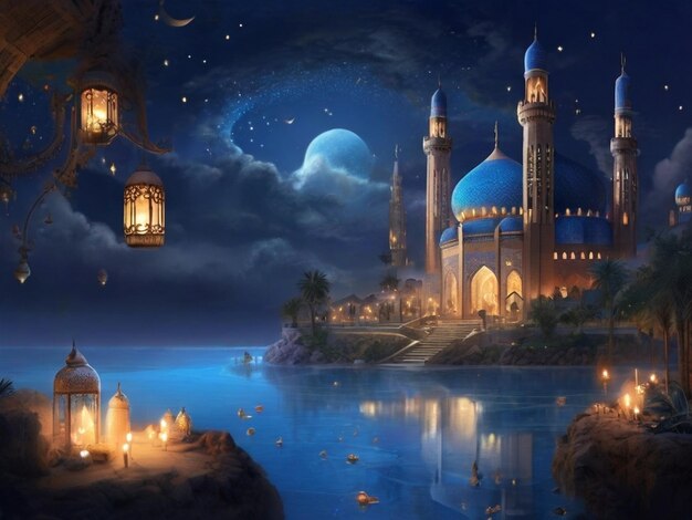 Azure Ramadan Dreamland