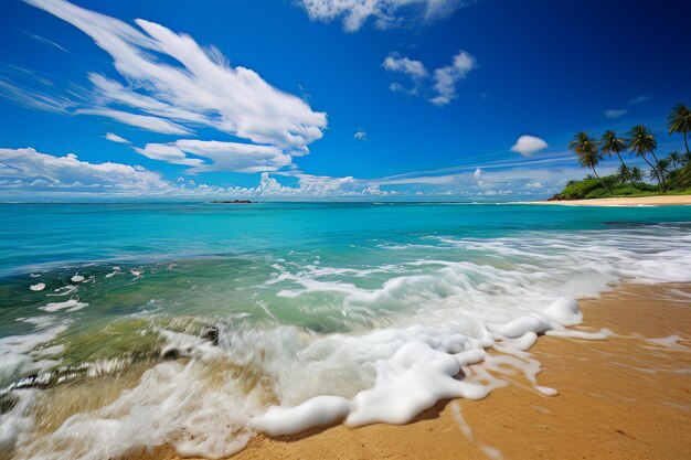 Azure Waters and Golden Sands Tropical Landscape Photos