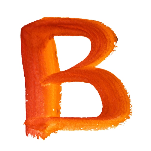 B Color letters