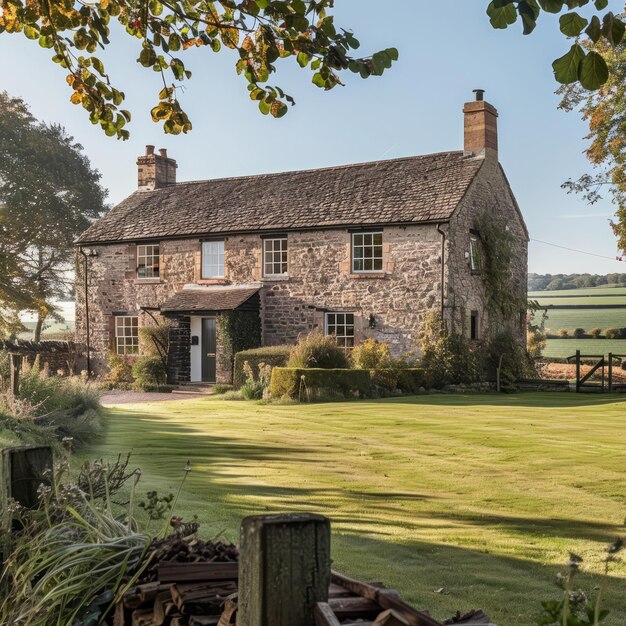 BA traditional stone cottage in the countryside