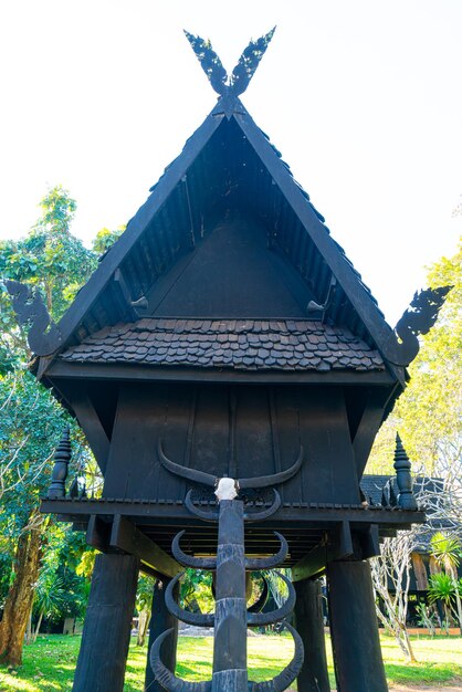 Baan Dam Museum Black House one of the famous place and landmark in Chiang Rai