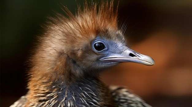 A baby bird with a beak that says'i'm a bird '