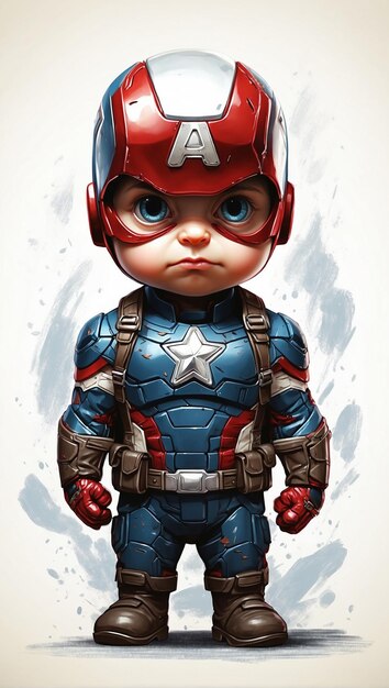 Photo baby captain america 1