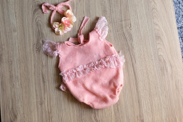 baby clothes for newborns. bodysuit with lace skirt