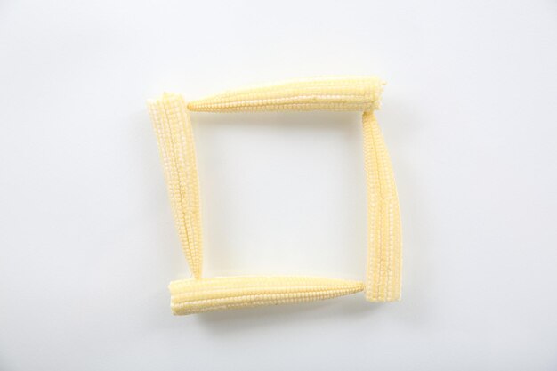 Baby corn isolted in white background