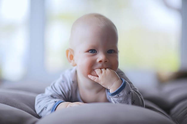 baby first teeth portrait baby happiness