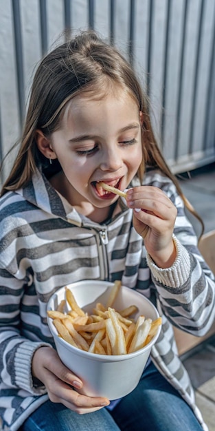 baby girl eating foods