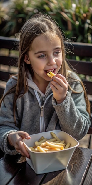 baby girl eating foods