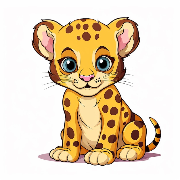 Baby Jaguar Art Kids Coloring Book