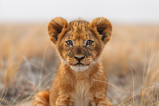 Baby lion professional portrait high quality high resolution