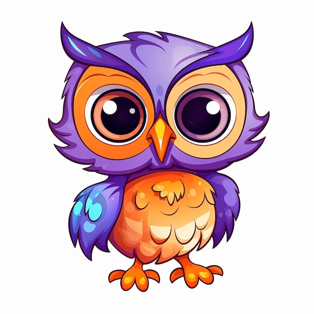 Baby Owl Art Kids Coloring Book