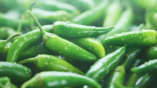 Baby Serrano Pepper CloseUp