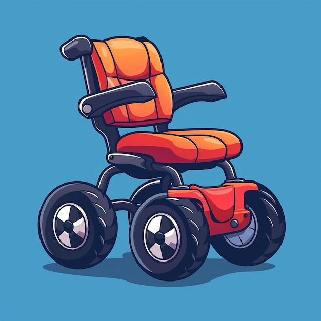 a baby stroller with a black seat and wheels