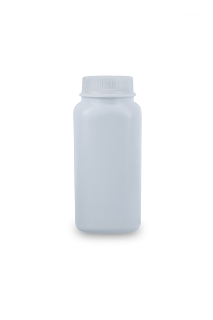 Baby talcum powder container isolated