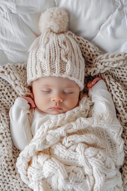 baby wrapped white dress