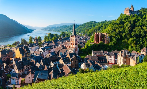 Bacharach old town in Germany