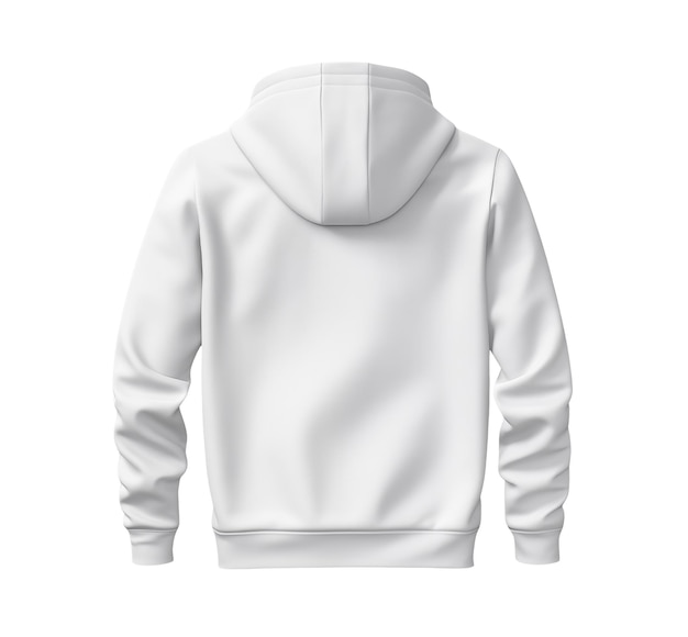 Back Hoodie Mockup isolated background