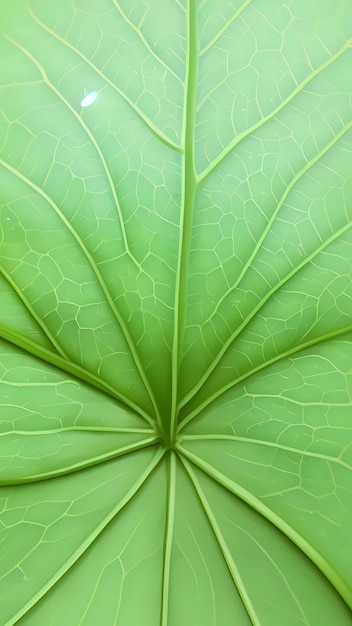 the back of a leaf