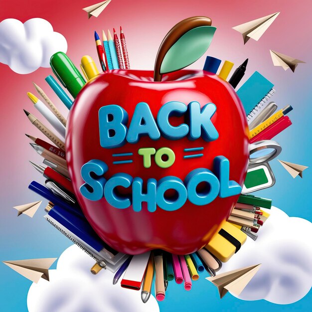 Back to school background Ai Generate