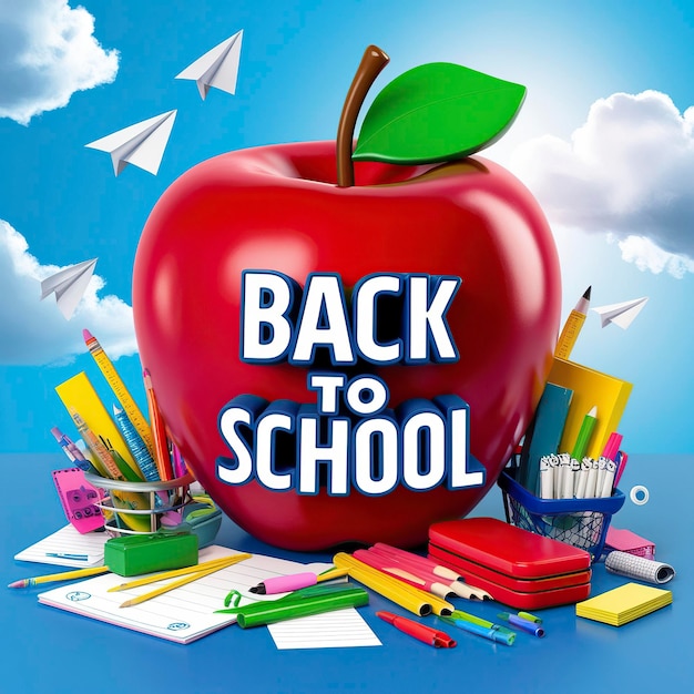 Back to school background Ai Generate