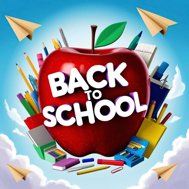 Back to school background Ai Generate