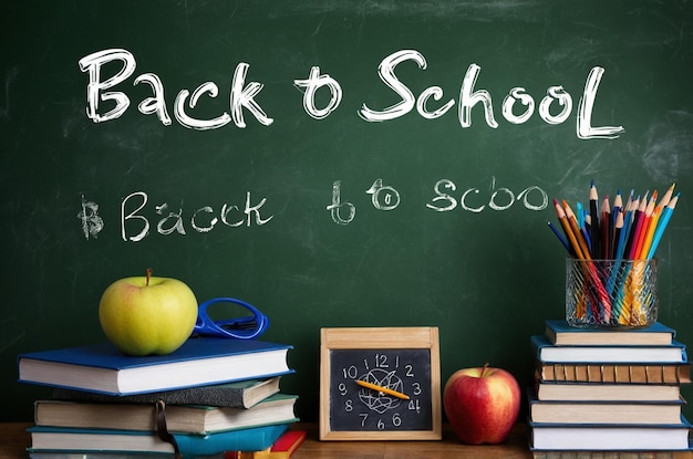 Back to school background design