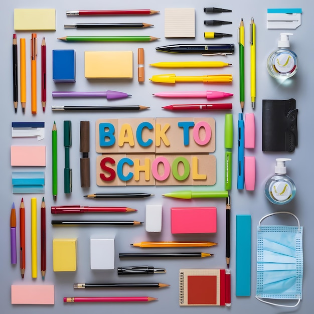 Photo back to school background