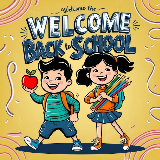 Back to school bustling halls echo with anticipation a symphony of laughter and learning