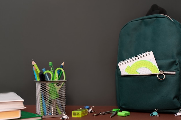 Back to School Concept with Stationery Supplies