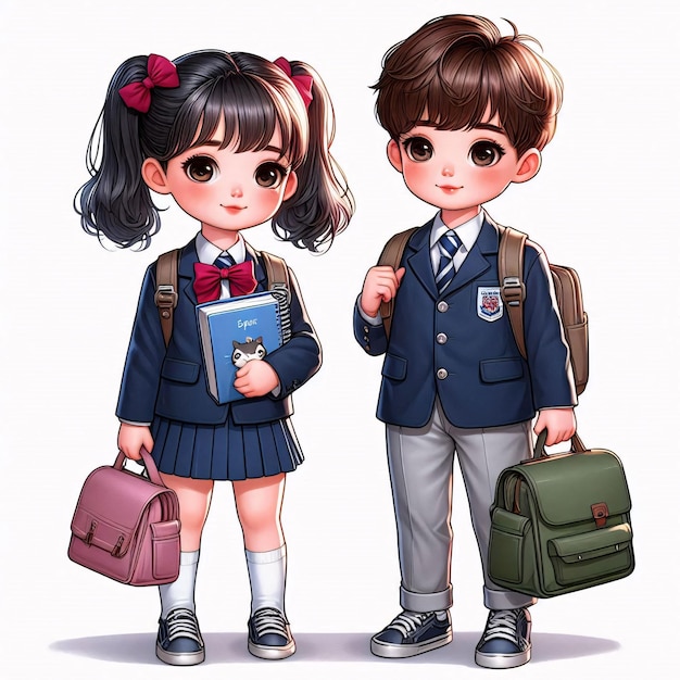 BACK TO SCHOOL A DRAWING OF STUDENTS