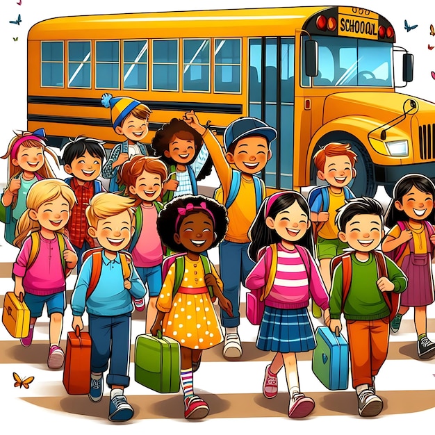 Back to school illustration back to school day