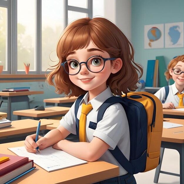 Back to School image ai generated