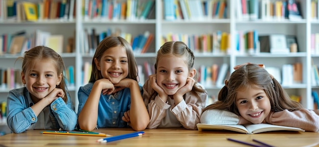 Back to School Kids with Backpacks School Supplies and Excited for a New Academic Year