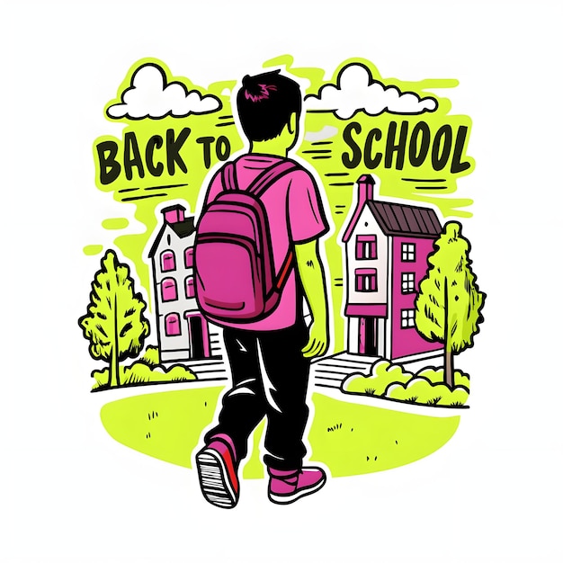 back to school tshirt design