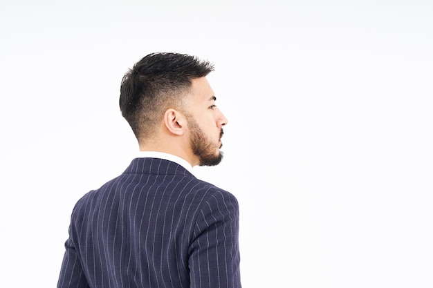 Back view of business person