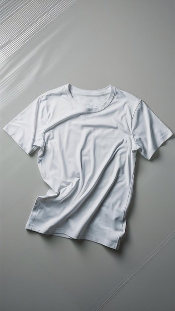 Back white tshirt on a transparent background