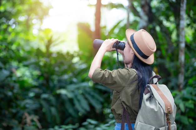 backdrop holiday tourism portrait through tourist