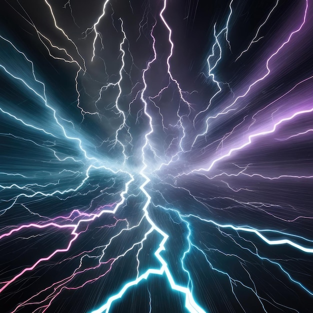 background of abstract light and lightning