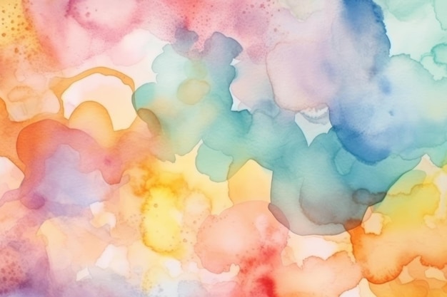 A background of abstract watercolors Illustration Generative AI