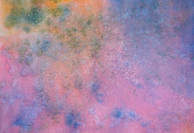 Background of abstract watercolour painting on textured paper