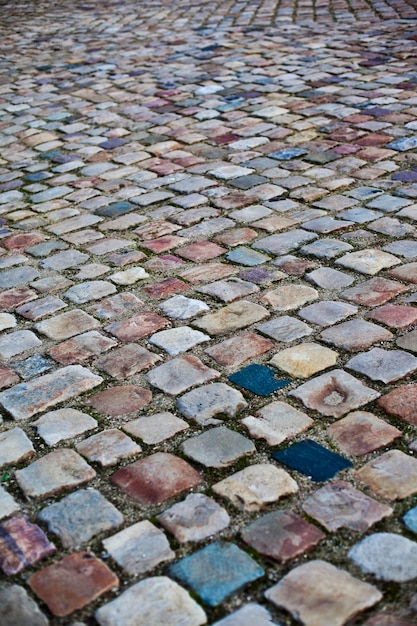 Background of ancient cobbelstones in Paris