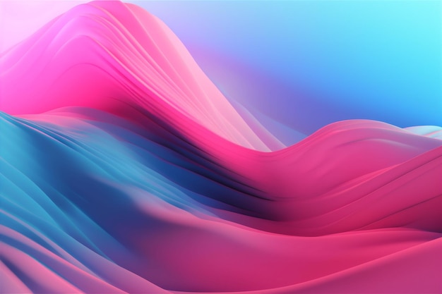 Background art element flowing colours gradient banner neon liquid flow futuristic geometric Generative AI